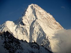 
K2 North Face Late Afternoon From K2 North Face Intermediate Base Camp
